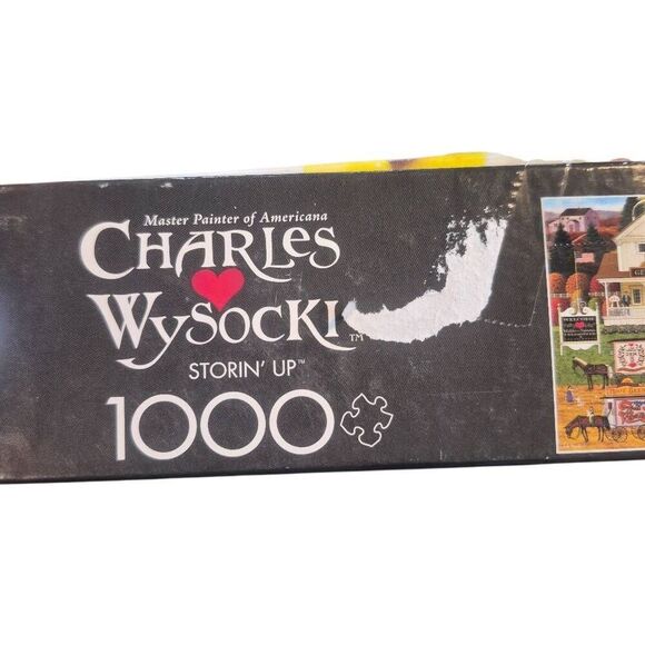 Buffalo Games Charles Wysocki Storin' Up 1000 pc Jigsaw Puzzle - Picture 3 of 8